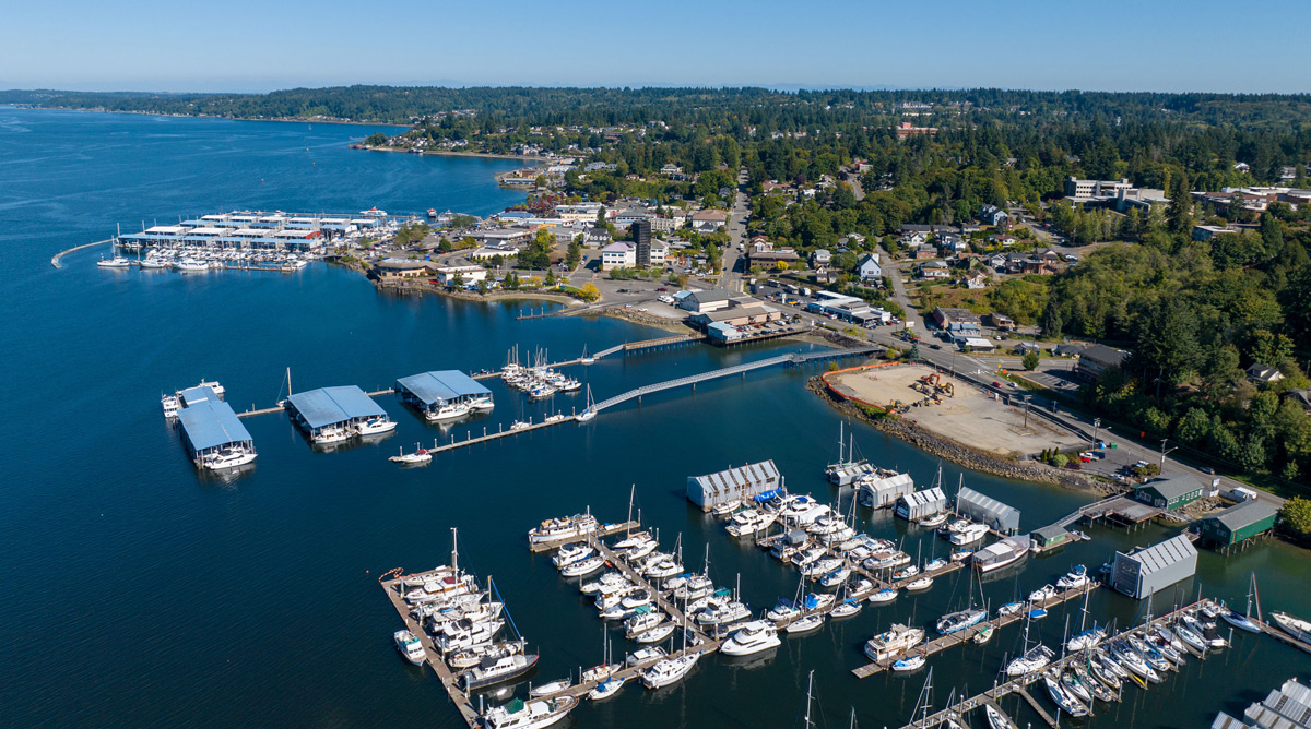 Port Orchard marina waterfront